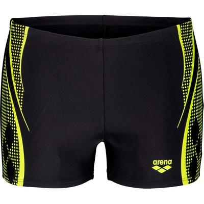 arena Мъжки бански слипове Arena Swim Short Graphic Swim brief - Black / Soft Green - размер 6 (DE) (050-1719-0514)