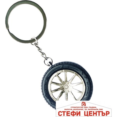 Paolo Ключодържател джанта с гума pg204 - Хром (1852231)