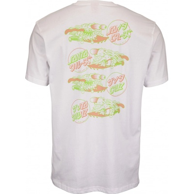 Santa Cruz Slasher Flip Tee white