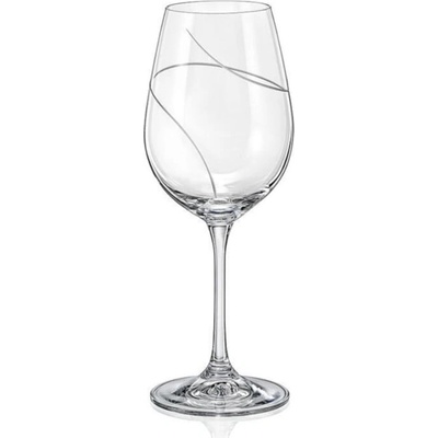 Crystalex Sklenice na bílé i červené víno Viola Up matný 2 x 350 ml