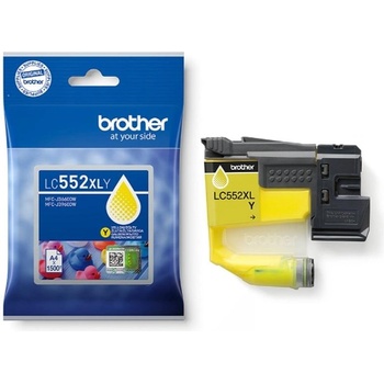Brother LC552XLY Оригинална мастилена касета (жълт) (obi lc552xly 16630)