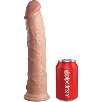 Pipedream King Cock Elite 11″ Silicone Dual Density Cock Light, realistické dildo s přísavkou 29,5 x 5,4 cm