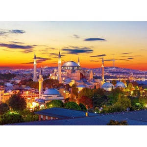Enjoy - Puzzle Hagia Sophia at Sunset, Istanbul - 1 000 piese