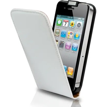 Image 1 of Apple iPhone 4S/4 Flip3 Калъф Бял + Протектор