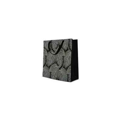 Dárková taška premium střední - Jungle Leaves 20x10x25 cm