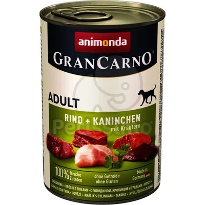 Animonda консервирана храна с Говеждо, Заешко и зелени подправки 800 гр