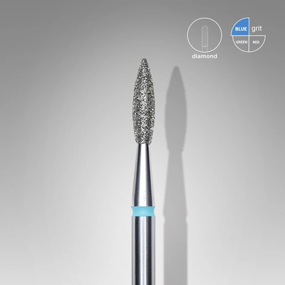 Staleks fréza FA11B021/8 diamantová plamienok 2,1 mm