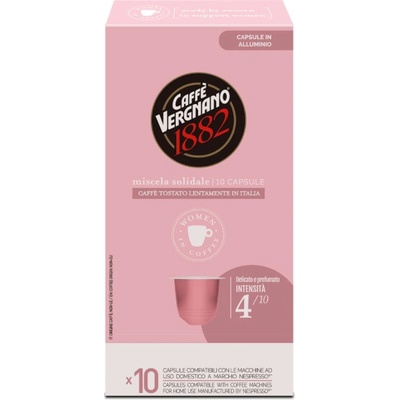 Vergnano Women in Coffee hliníkové kapsle pro Nespresso 10 ks