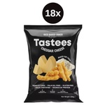 Tastees снакс чедър 18x65g