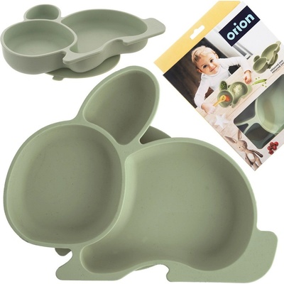 Orion Dělený dětský talíř zajíček 23x18 cm – Zboží Dáma