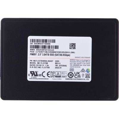 Samsung PM897 3,84TB, MZ7L33T8HBNA-00A07