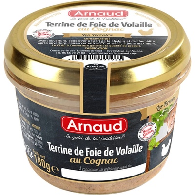 Arnaud Terrine de Foie de Volaille au Terina z drůbežích jater dochucená koňakem 180 g