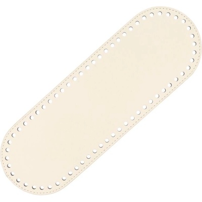 Ideal dno na kabelku z ekokože 10 x 30 cm krémová biela