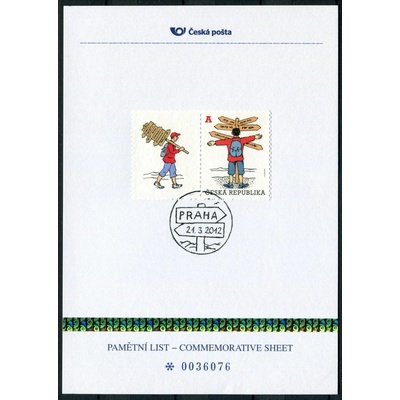 Česká pošta (2012) PLZ 16 - Pamětní list - Praha: Turistika
