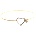 VipGold Златна дамска твърда гривна 3.07 гр (grt010)