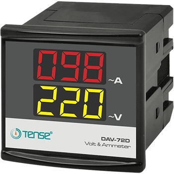 Neven D52-2042 AC 80-300V 100A LED digitální ampérmetr/voltmetr DIN
