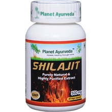 Planet Ayurveda Shilajit Mumio extrakt 6:1 500 mg 60 kapslí