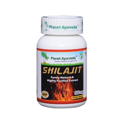 Planet Ayurveda Shilajit Mumio extrakt 6:1 500 mg 60 kapslí