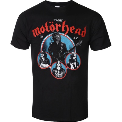 ROCK OFF Мъжка тениска Motörhead - 50 Years Lemmy Circles - ROCK OFF - MHEADTEE85MB