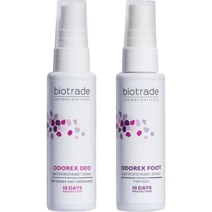 Biotrade Odorex Комплект против изпотяване - Спрей Foot и Спрей Deo, 2 х 40 ml (Лимитирано) - ozone
