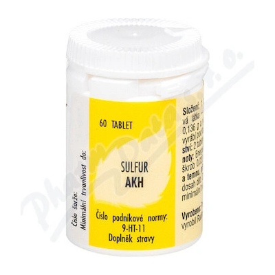 Sulfur AKH 60 tabliet