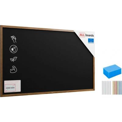 Allboards TB2012 tabule černá křídová v dřevěném rámu 200 x 120 cm