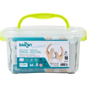 Darwi Schoolpack Самосъхнеща глина Classic 4 x 1 kg (DA0801000K01C)