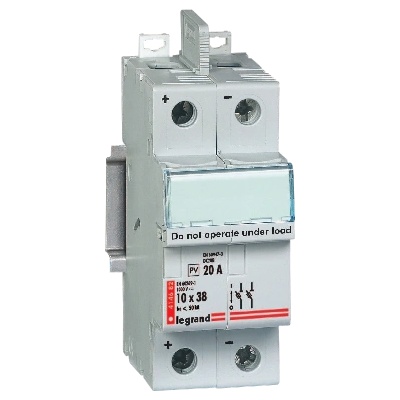 Legrand Разединител стопяем предпазител 2P 10х38мм 1000V 2мод. - 414682 (414682)