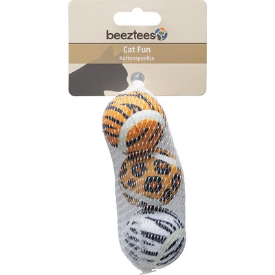 Beeztees loptičky s dizajnom džungle 3 x 4,5 cm