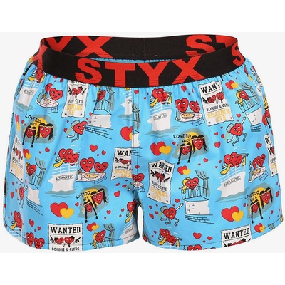 Styx Дамски къси панталони Styx изкуствена спортна гума двойки за Деня на влюбените Styx | Lilav | ЖЕНИ | S