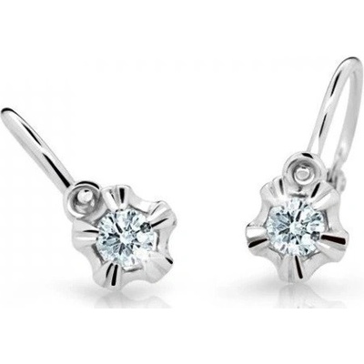 Cutie Diamonds detské náušnice z bieleho zlata s briliantmi DC2158-10-00-X-2