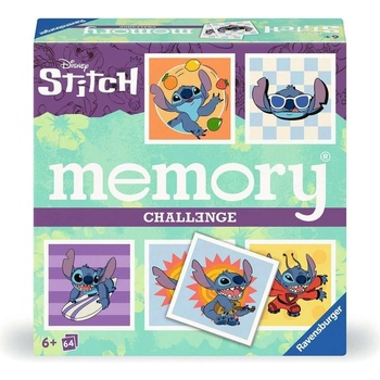 Ravensburger Настолна игра Challenge Memory: Disney Stitch (Мултиезично издание) - Детска (24697)