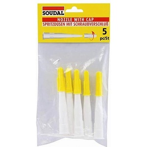 Soudal НАКРАЙНИЦИ ЗА СИЛИКОН soudal 5бр (108762)