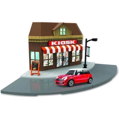 Bburago 1: 43 Street Fire City Kiosk Store