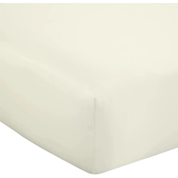 Catherine Lansfield Бежов еластичен сатенен чаршаф 135x190 cm Silky Soft - Catherine Lansfield (BD/55075/W/DFD/CHP)