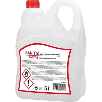Sanitiz dezinfekce alkoholová 5 l