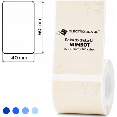 Samolepicí štítky, termální samolepky pro Niimbot B1 B21 B3S B31 40x60