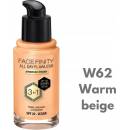 Max Factor Facefinity All Day Flawless SPF20 tekutý make-up s uv ochranou W62 Warm Beige 30 ml