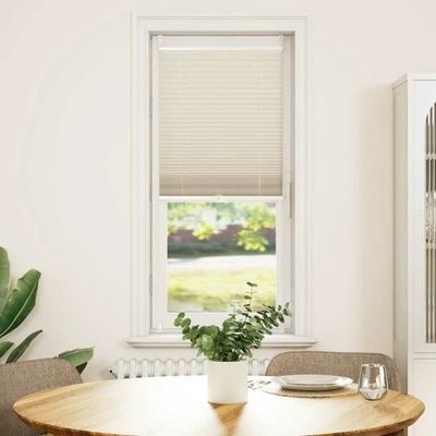 zahrada-XL Plisovaná roleta 40 x 100 cm Krémová
