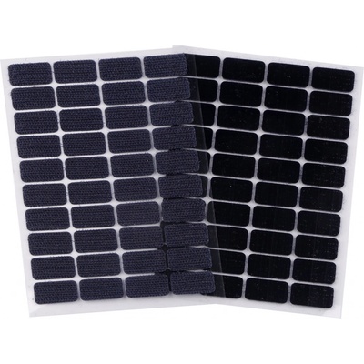 Pro Háčkování Suchý zip samolepící, obdélníčky 15x25 mm, tmavě modrý