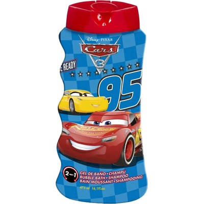 Disney Cars 2 v 1 šampon a pěna do koupele 475 ml
