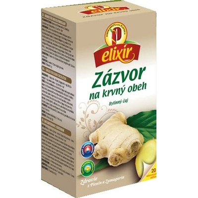 Agrokarpaty Elixír zázvor krevní oběh 20 x 1,5 g