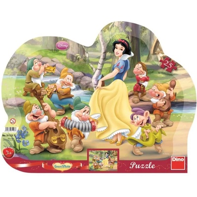 Dino - Puzzle Snow White 25 contour - 1 - 39 piese