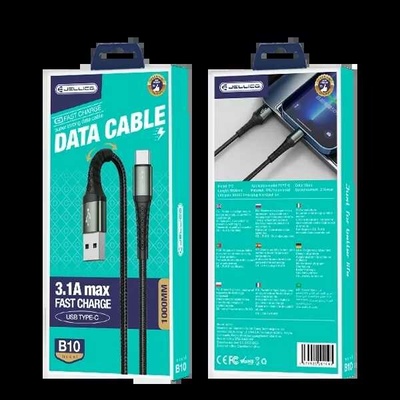 Jellico B10 USB-C 3.1A 1m černý