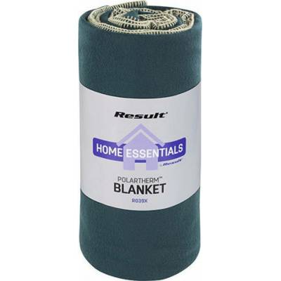 Result Winter Essentials Jemná rychleschnoucí flísová deka s úpravou proti plstnatění Zelená lesní 175x140 RT39