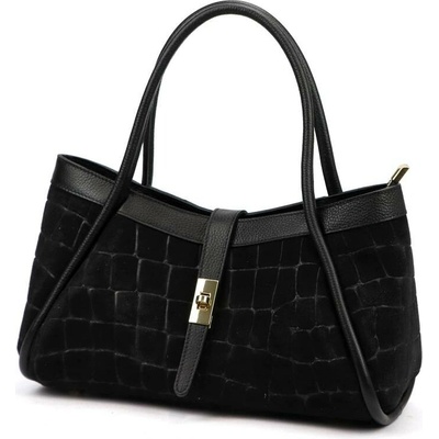 Camilla dámská kabelka PREMIUM 10.014 CROCO černá