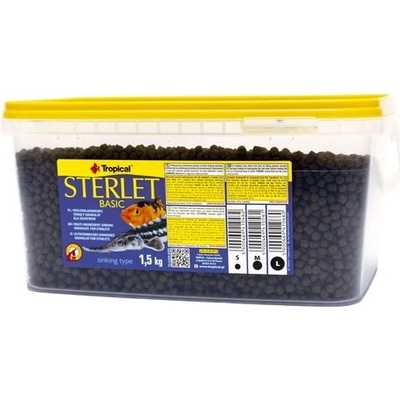 Tropical Sterlet Basic M 3 l /1500 g krmivo pre jesetery