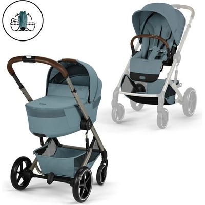 Cybex Balios S Lux incl. Foldable Cot Gold Stormy Blue 2026
