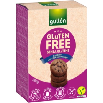 Gullón Gluten free sušenky bez lepku s kousky čokolády 200 g