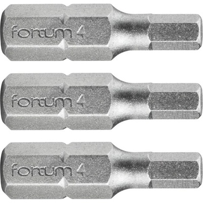 Fortum Комплект от 3 шестостенни накрайника FORTUM, H 4 x 25 мм, S2 4741505 (4741505)